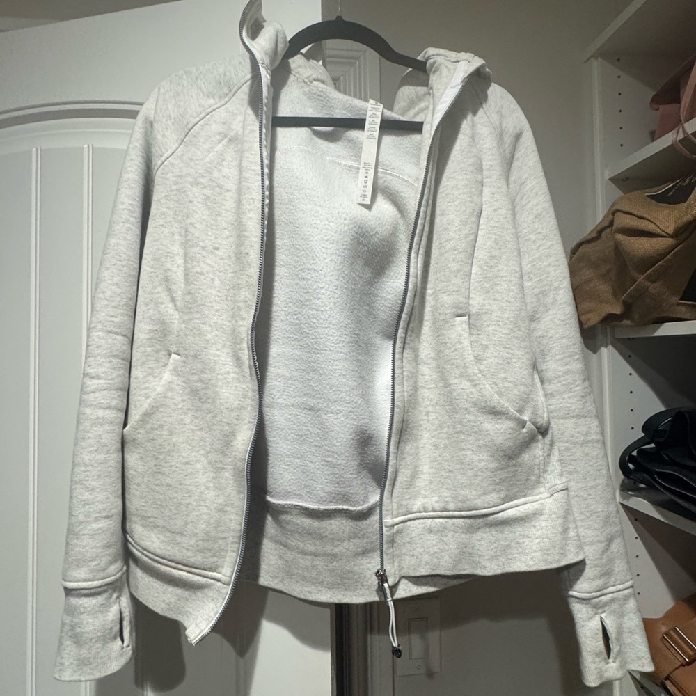 Lululemon Athletica Light Gray Hoodie